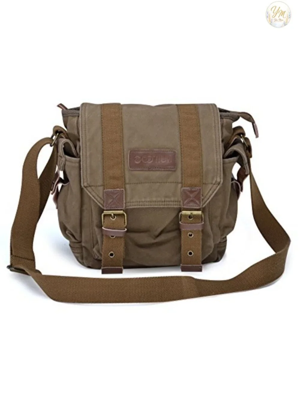 Canvas Messenger Bag Small Vintage Shoulder Purse Crossbody Satchel